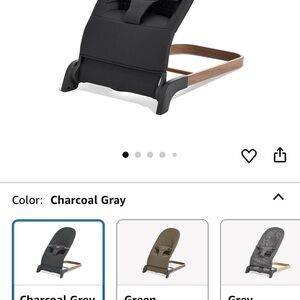 Charcoal Gray Baby Bouncer